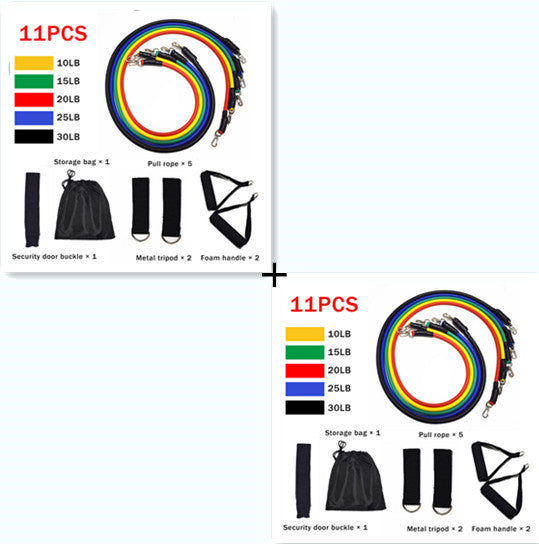 Elastic Resistance Band Set - Grip and Grind