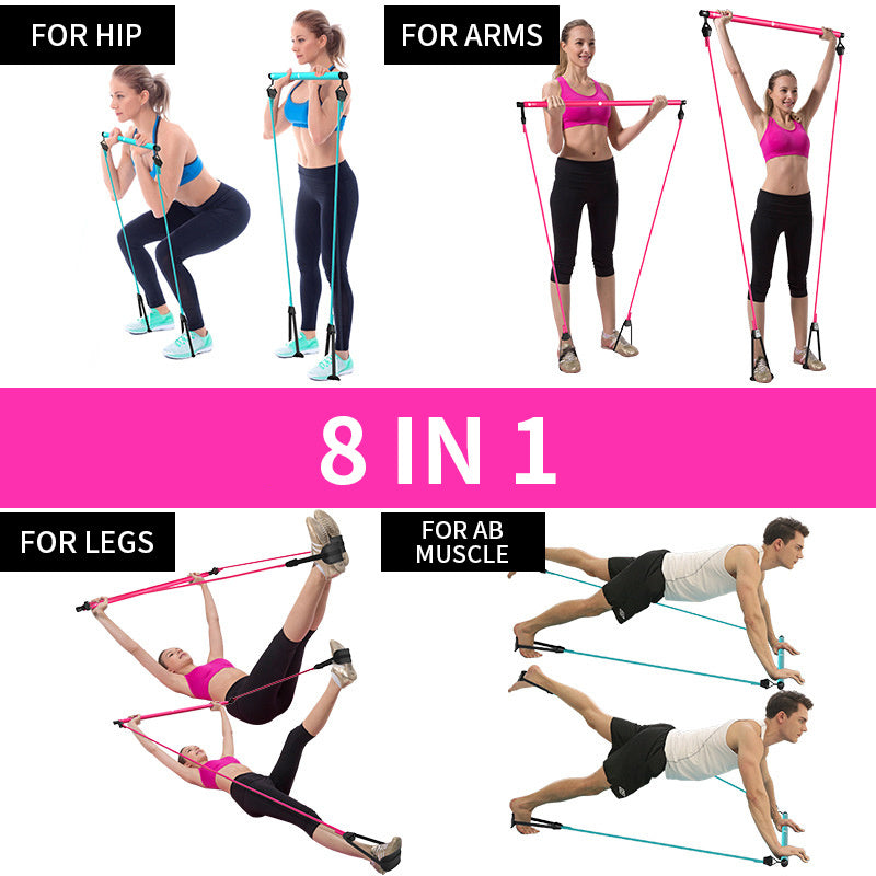Body Shaping Pilates Stick - Grip and Grind