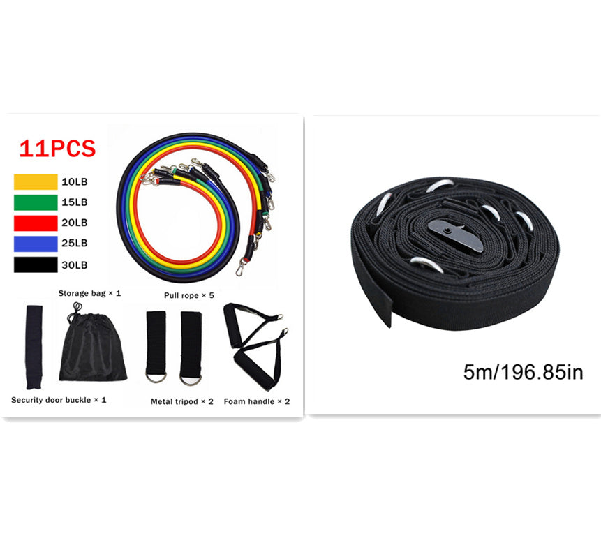 Elastic Resistance Band Set - Grip and Grind